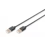 Assmann cavo di collegamento USB, Type-A M/M, 3,0 m, compatibile USB 2.0, UL, nero (AK-300100-030-S)