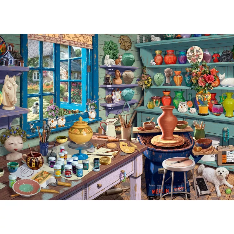 Steve Read: Secret Puzzles - Atelier dell'artista (1000 pezzi)