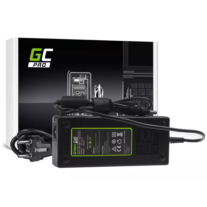 Alimentatore/inverter Green Cell AD22P 120 W 19 V 6,3 A per laptop ASUS, per interni, nero