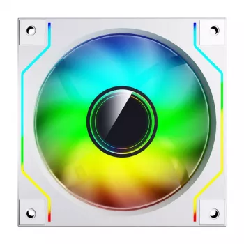 Ventola di raffreddamento Darkflash DM20 bianco 120mm 3 pin per case PC e raffreddamento CPU