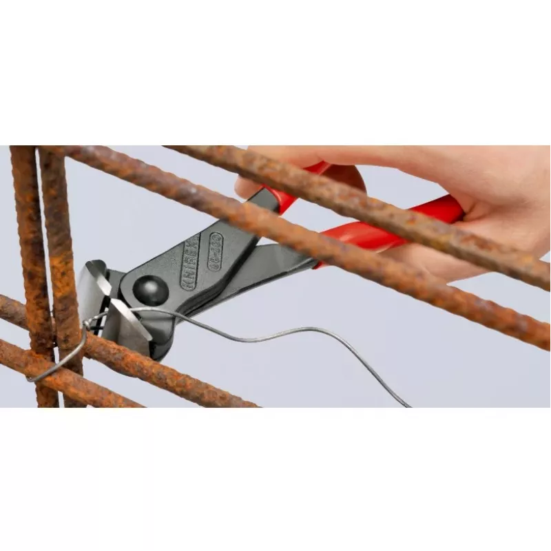 KNIPEX 68 01 280 - Tronchese frontale - 4,5 mm - 3,3 cm - Acciaio - Plastica - Rosso
