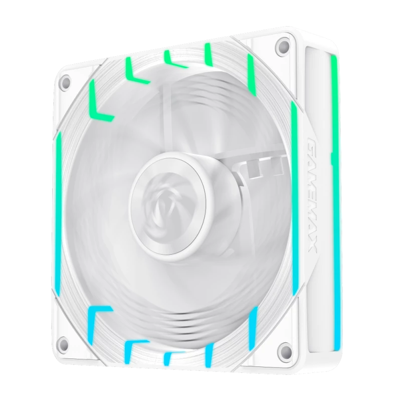GAMEMAX TORNADO T12 ARGB-RW ventola per case 120mm bianca con pale inverse