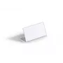Durable 8055-19 portanome da tavolo, forma a L, 52 x 100 mm, acrilico, trasparente, confezione da 10