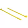 Fascetta Delock riutilizzabile resistente al calore L 200 x L 7,5 mm 100 pezzi giallo