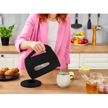 Bollitore elettrico LAFE 1,7 l 2200 W nero