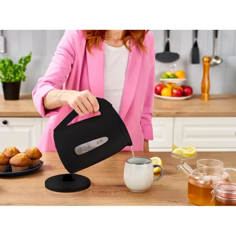 Bollitore elettrico LAFE 1,7 l 2200 W nero