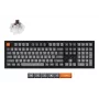 Keychron K10 Max K10M-H3 tastiera meccanica wireless, full-size, layout US, switch sostituibili, switch Super Brown, RGB, USB + 2,4 GHz + Bluetooth 5.1, nera