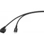 Renkforce cavo USB 2.0 con connettore USB-C, ruotato di 180 gradi, nero (RF-6721078)