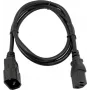 Prolunga di alimentazione Omnitronic 30235104, 3×0,75 mm², 1 m, nero