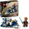 LEGO Microfighter Star Wars Starfighter Jedi di Plo Koon 75400 — 89 pezzi, 1 minifigura, età 6+