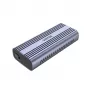 Case per SSD Unitek SolidForce Reefer grigio – M.2 NVMe PCIe, USB‑C 10 Gbit/s, alluminio, 1 unità