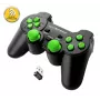 Gamepad con filo ESPERANZA EGG108G — USB 2.0, 12 tasti, analogico/digitale, D-Pad, per PC e PlayStation 3, nero/verde