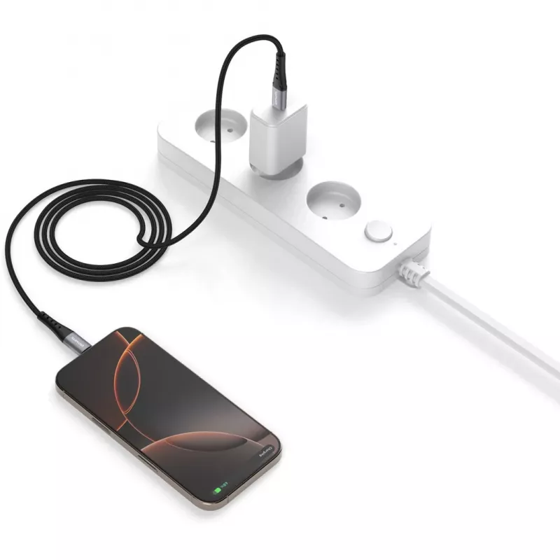 Cavo USB 4smarts 541454 1,5 m USB-C nero