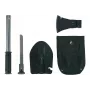 Pala da campo tattica FOSCO 433120 con sega e ascia integrate, acciaio inox, 836 g, nero