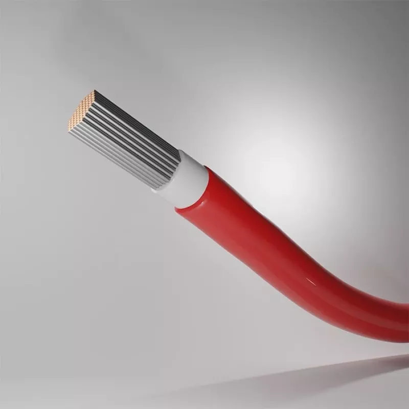 Cavo solare QOLTEC 53852 6 mm², rotolo da 100 m, rosso