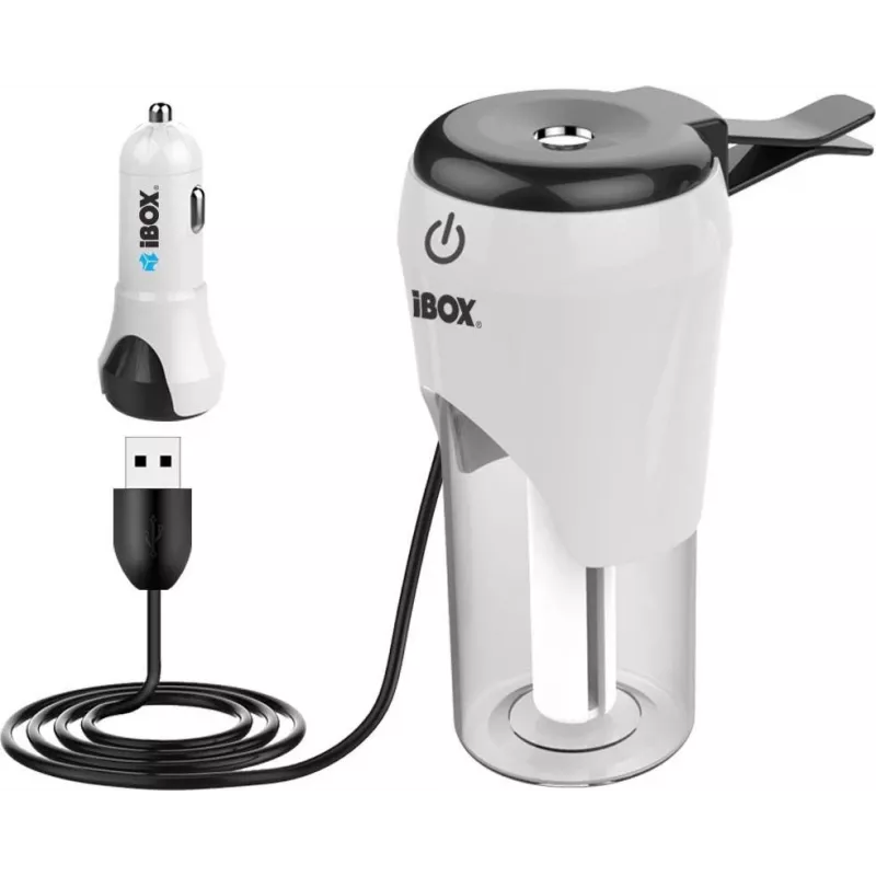 Caricabatterie USB da auto iBox ICCH-01 con umidificatore e diffusore di aromi