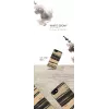 Custodia per cellulare Man and Wood per iPhone 7/8 – bianco con dettaglio in ebano nero