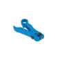 Pinza spellafili LANBERG NT-0102, impugnatura in plastica, isolamento protettivo, lame sostituibili, blu