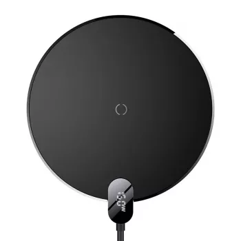 Caricabatterie Baseus CCED000001 per dispositivi mobili cuffie, smartphone nero USB ricarica wireless per interni