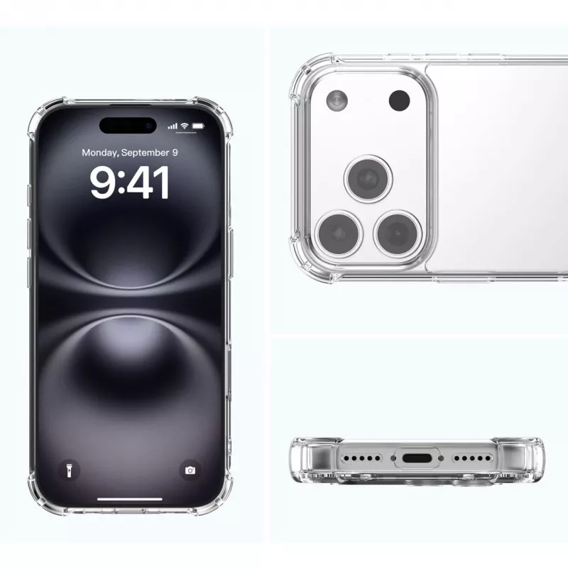 Border Case 4smarts Ibiza per Apple iPhone 17 Pro Max 17,5 cm trasparente