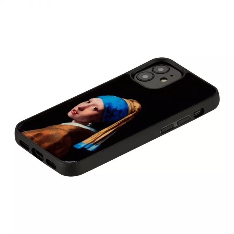 Custodia iKins per Apple iPhone 12 mini – design: La ragazza con l'orecchino di perla