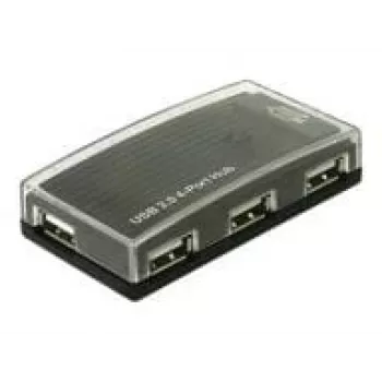 Hub USB DeLOCK 4 porte esterno USB 2.0 480 Mbit/s
