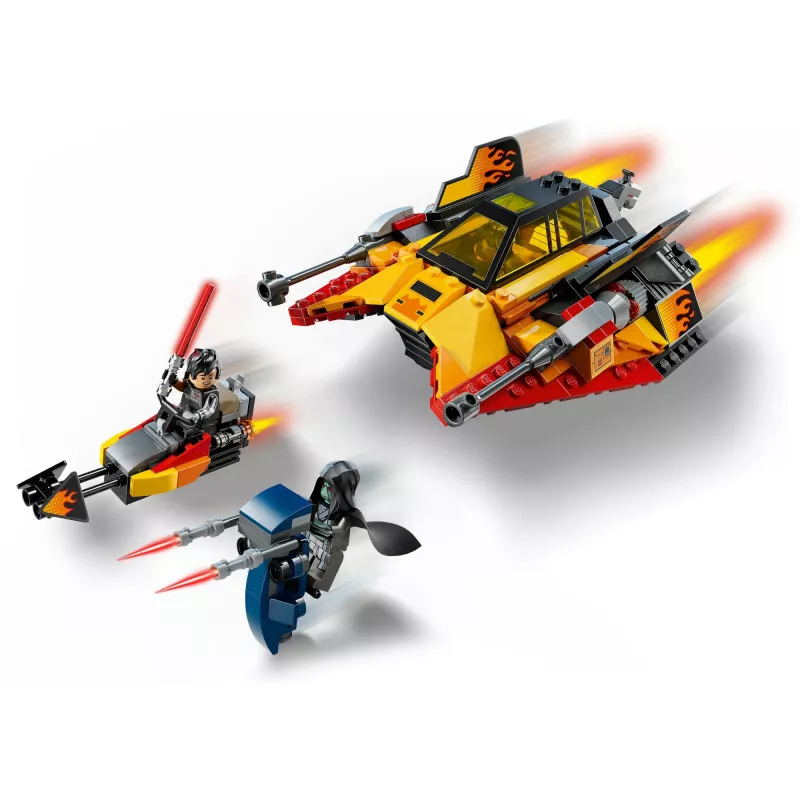 Set veicolo da neve LEGO Star Wars Flame Speeder 75414 – 349 pezzi, 3 minifigure, età 7+