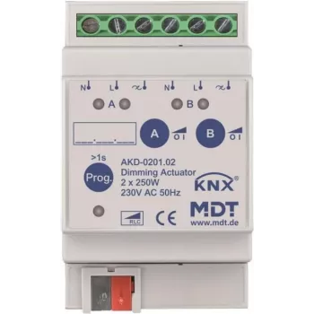 MDT AKD-0201.02 250W, 230VAC con misurazione della potenza attiva (AKD-0201.02)