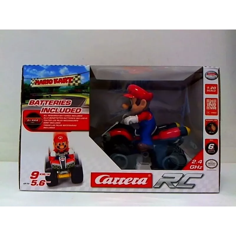 Carrera Mario quad radiocomandato (RC) motore elettrico 1:20