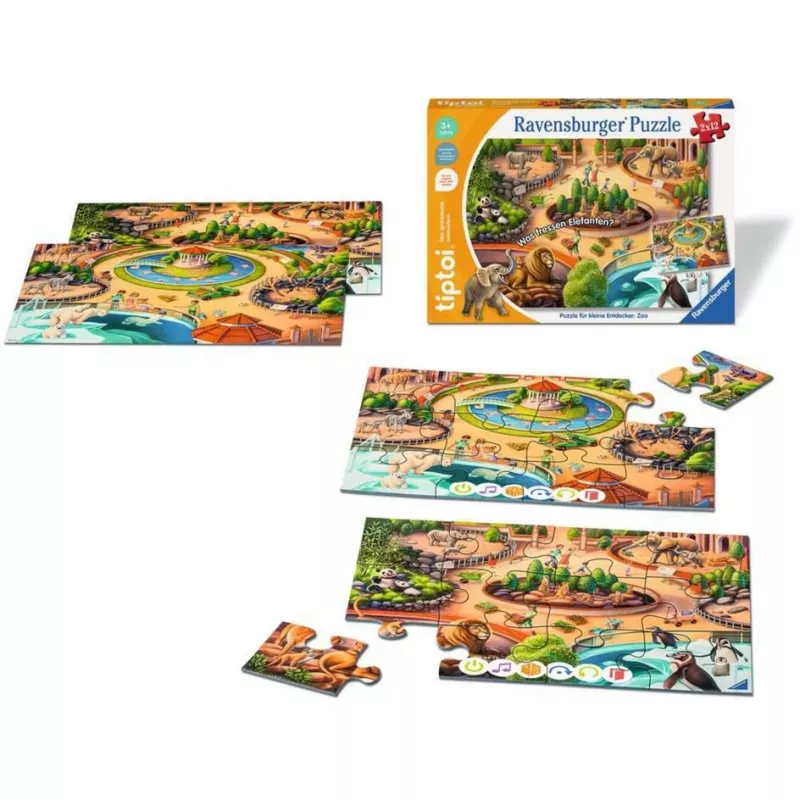 tiptoi Puzzle per piccoli esploratori: zoo