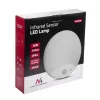 Lampada LED da parete MACLEAN MCE357W con sensore di movimento IR, bianca, per esterni e interni