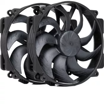 Noctua NF-A14x25r G2 PWM Sx2-PP chromax.nero set doppia ventola 140 mm
