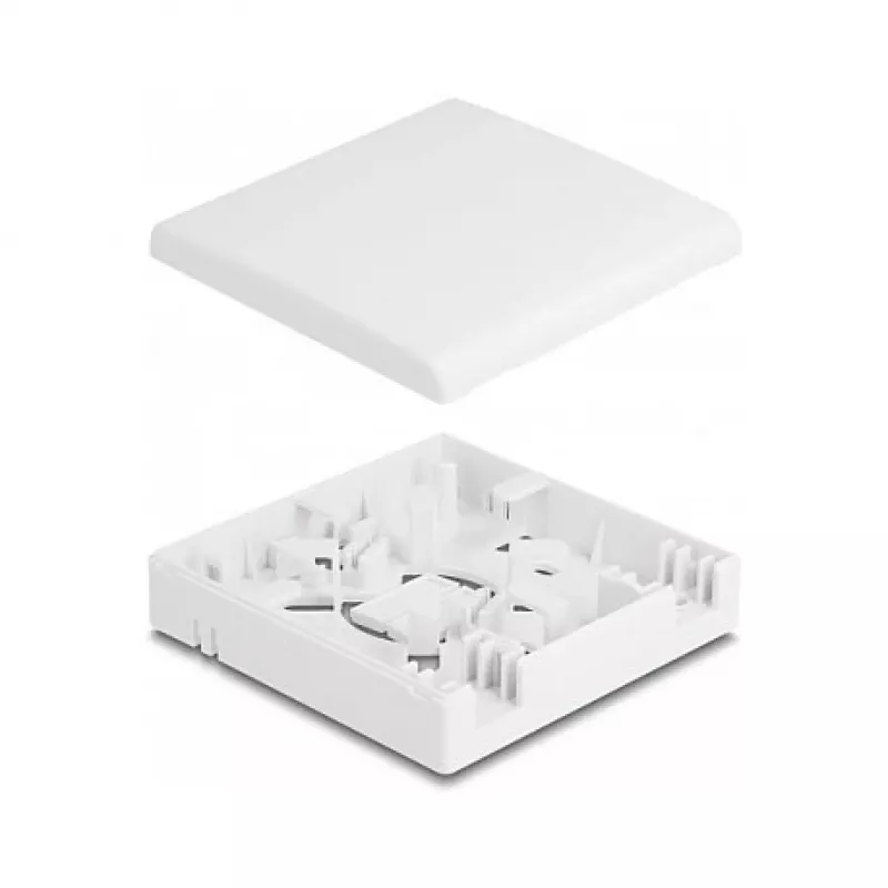 Presa per fibra ottica DeLOCK 2 x SC simplex LC duplex bianco