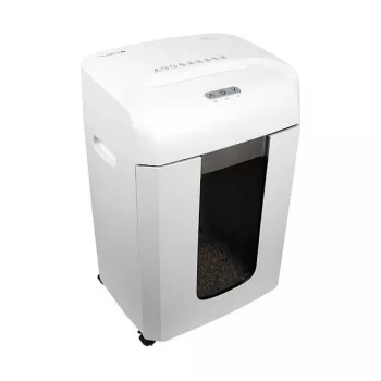 Distruggidocumenti Olympia MC 615.2 – Taglio micro P-5, 22 cm di inserimento, capacità 15 fogli, 65 dB, bianco
