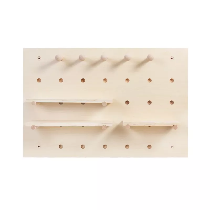 Maclean MC-130 WD pannello organizer in legno, 40x60 cm, max 20 kg