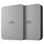 LaCie Mobile Drive Moon 4TB disco rigido esterno portatile argento USB-C 3.2 PC Mac con Adobe Creative Cloud 3 anni Rescue Services (STLP400040)