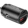 Caricabatterie da auto YENKEE CAR 02 Power Delivery 30W con porte USB-A e USB-C