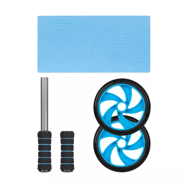 REBEL ACTIVE ruota doppia, rullo per addominali AB Wheel