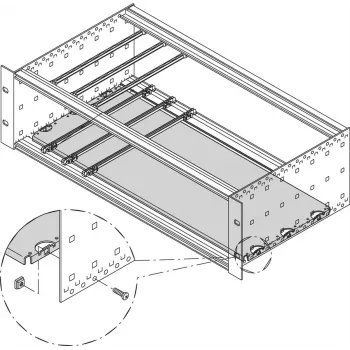SCHROFF PIASTRA DI MONTAGGIO 160T 84HP - Accessorio per rack (34562748)