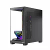 Case PC MODECOM Volcano Stellar 5F ATX Midi Tower, vetro temperato, 5 ventole preinstallate, USB‑C, supporta microATX/ATX, GPU max 420 mm, altezza dissipatore CPU 175 mm