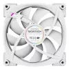 Montech RX120 PWM ventola per case PC 12 cm bianco 3 pz.