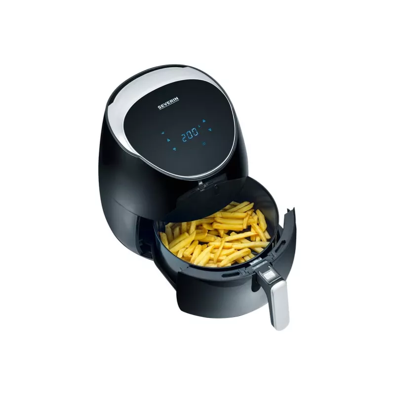 Friggitrice ad aria FR 2445 XXL (nero/argento, 2.000 Watt, cestello 5 L)