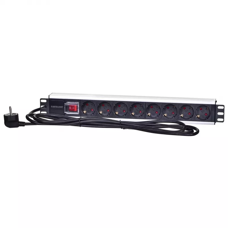 Ciabatta rackmount Intellinet 19 pollici 8 prese versione tedesca