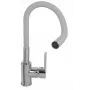 Rubinetto da cucina PYRAMIS Flessi grigio 090938001 - rubinetto da lavello orientabile
