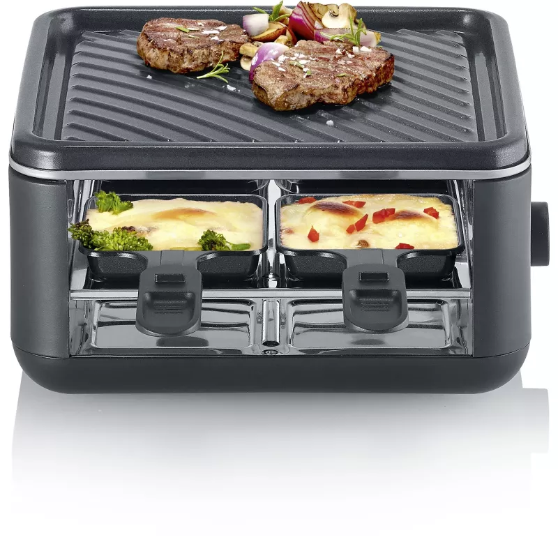 Raclette-grill Severin RG 2360 4 persone 800 W nero