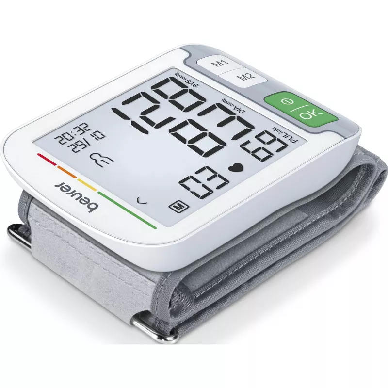 Beurer BC 51 misuratore di pressione da polso, bianco/grigio