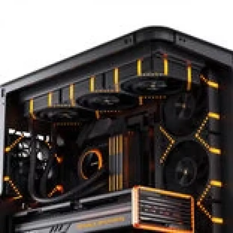 Ventola case Jonsbo HF2-120 Reverse Blade PWM ARGB 120mm nero, controllo PWM, illuminazione ARGB
