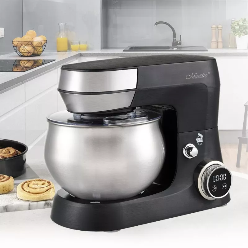 Impastatrice planetaria Feel-Maestro MR-558 con ciotola da 5 l, 2000 W nero