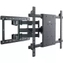 HAGOR BrackIT XXL HD II - kit di fissaggio (fissaggio a parete, braccio articolato, supporto VESA) - full-motion - per schermo piatto - nero - dimensione schermo