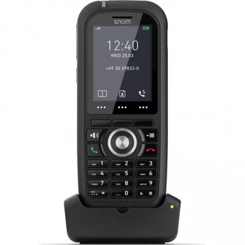 Snom M80 cornetta telefono DECT con display del numero nero